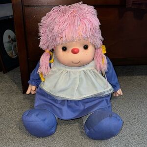 Ice Cream Doll Pink Hair 1980s 24”
